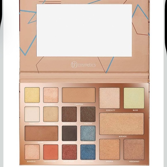 NWT BH Cosmetics Desert Oasis Palette-Eyeshadow, Highlighters, Contour/Bronzers - Picture 1 of 6